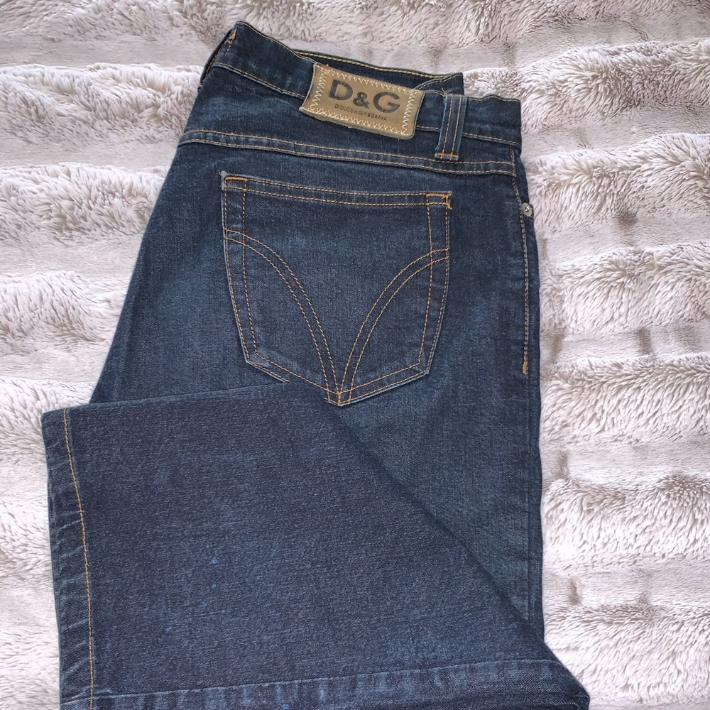 D&G {Dolce and Gabbana} Vintage Dark Wash Denim